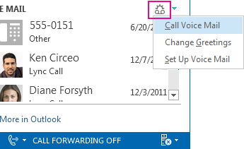 change default number in skype for business contact card