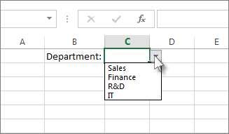 how to create drop down list in excel