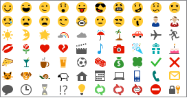 skype for business emoticons text not working