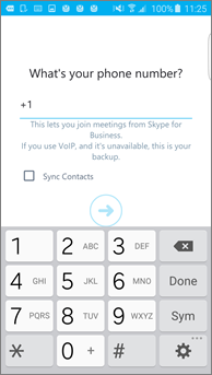 skype business number