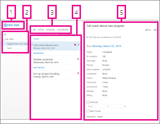 how to see completed tasks in outlook