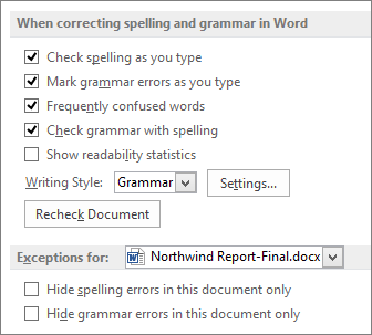 spelling and grammar check word mac