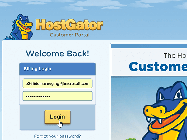 Create DNS records at Hostgator for Office 365 - Office Support