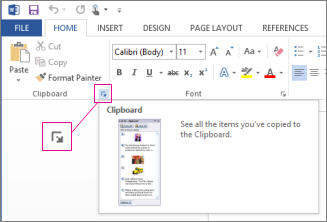 where is the font dialog box launcher only in word 2016