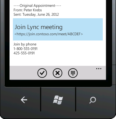 Join Lync meeting