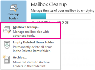 outlook for mac cache size limit